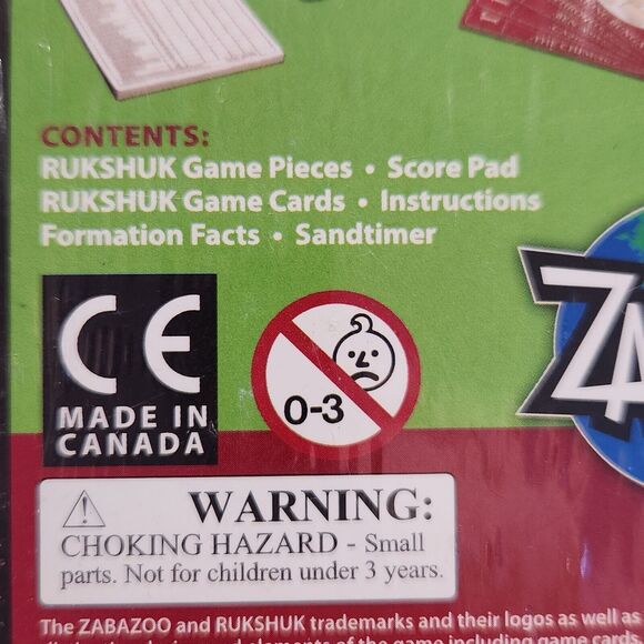 Zabazoo Ruk-Shuk‎ The Game Of Rock Balancing NEW & SEALED - Picture 5 of 7